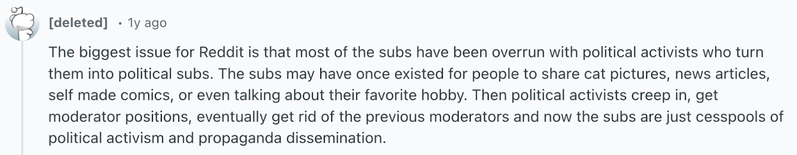 Real user response: analytical