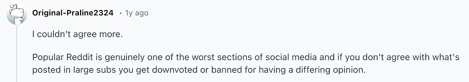 Real user agrees: social media exposure bias